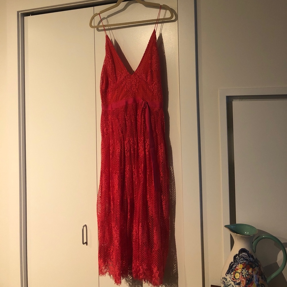 Coral Free People dress, never worn